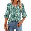 A2 Blue Green Floral